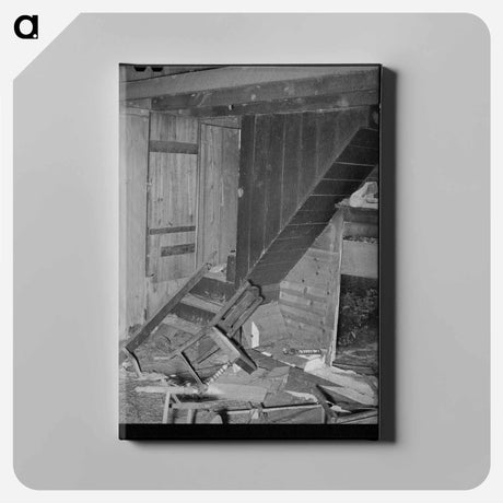 アートパネル-Abandoned Farmhouse Interior
 - ラッセル リー Canvas.
