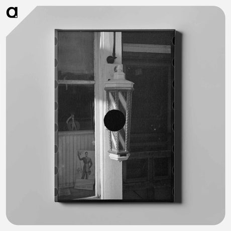 アートパネル-Barber Pole, Plentywood, Montana
 - ラッセル リー Canvas.