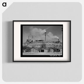 アートポスター-Copper Smelter, Miami, Arizona
 - ラッセル リー Poster.