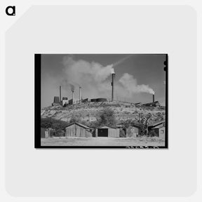アートポストカード-Copper Smelter, Miami, Arizona
 - ラッセル リー Postcard.
