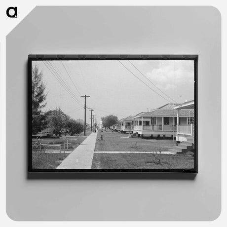 アートパネル-Burrwood Cottages
 - ラッセル リー Canvas.