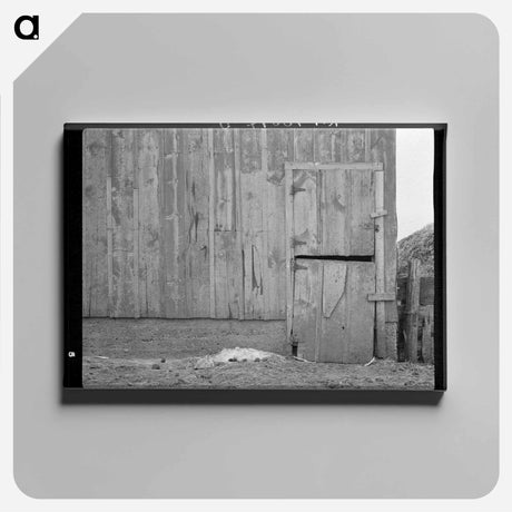 アートパネル-Neglected Barn, Iowa
 - ラッセル リー Canvas.