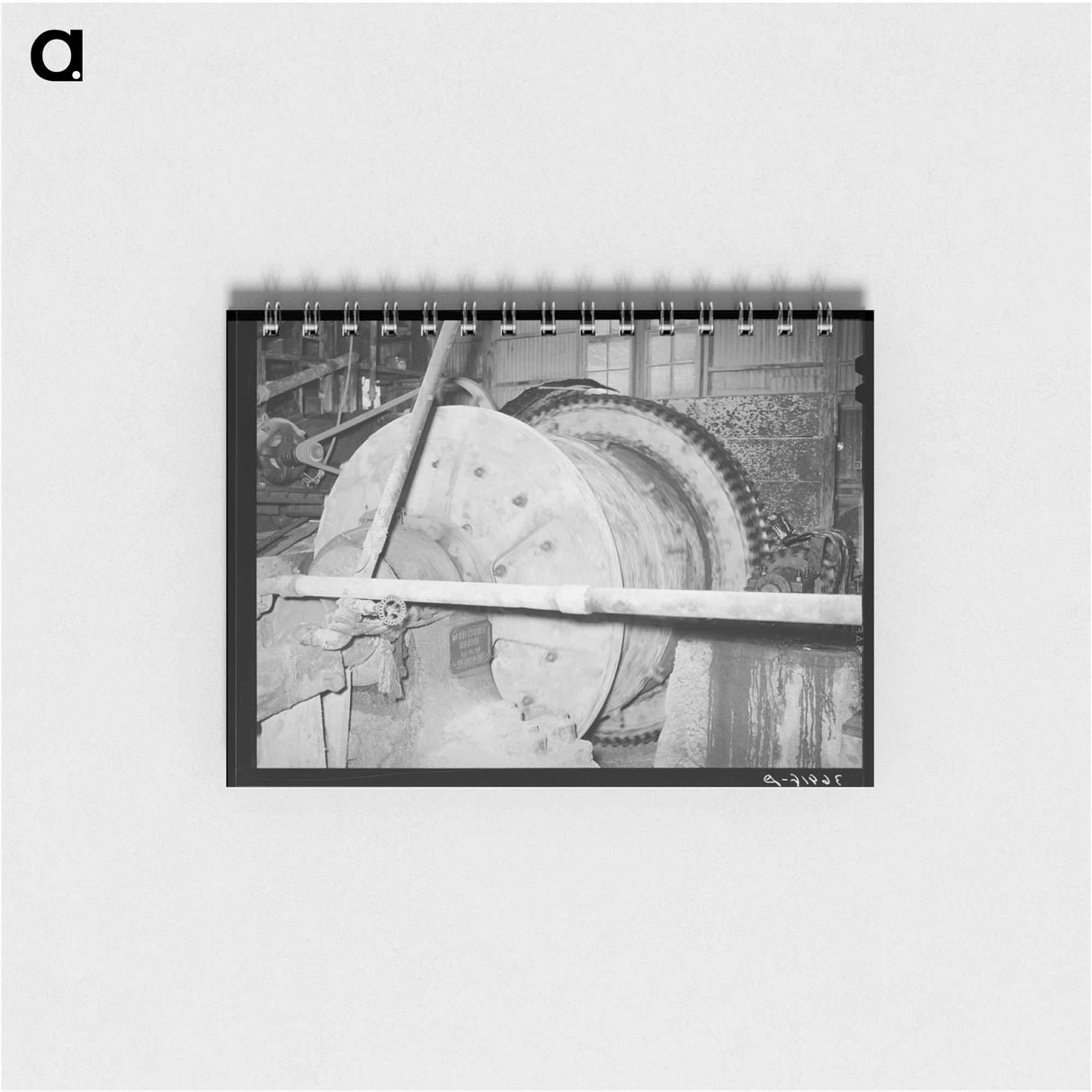 アートメモ帳-Ball Mill at Mogollon Gold Mine
 - ラッセル リー Memo.