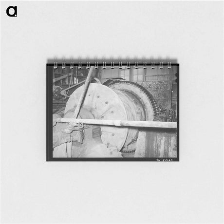 アートメモ帳-Ball Mill at Mogollon Gold Mine
 - ラッセル リー Memo.