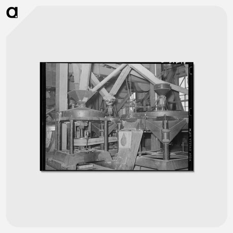 アートポストカード-Hulling Machinery
 - ラッセル リー Postcard.