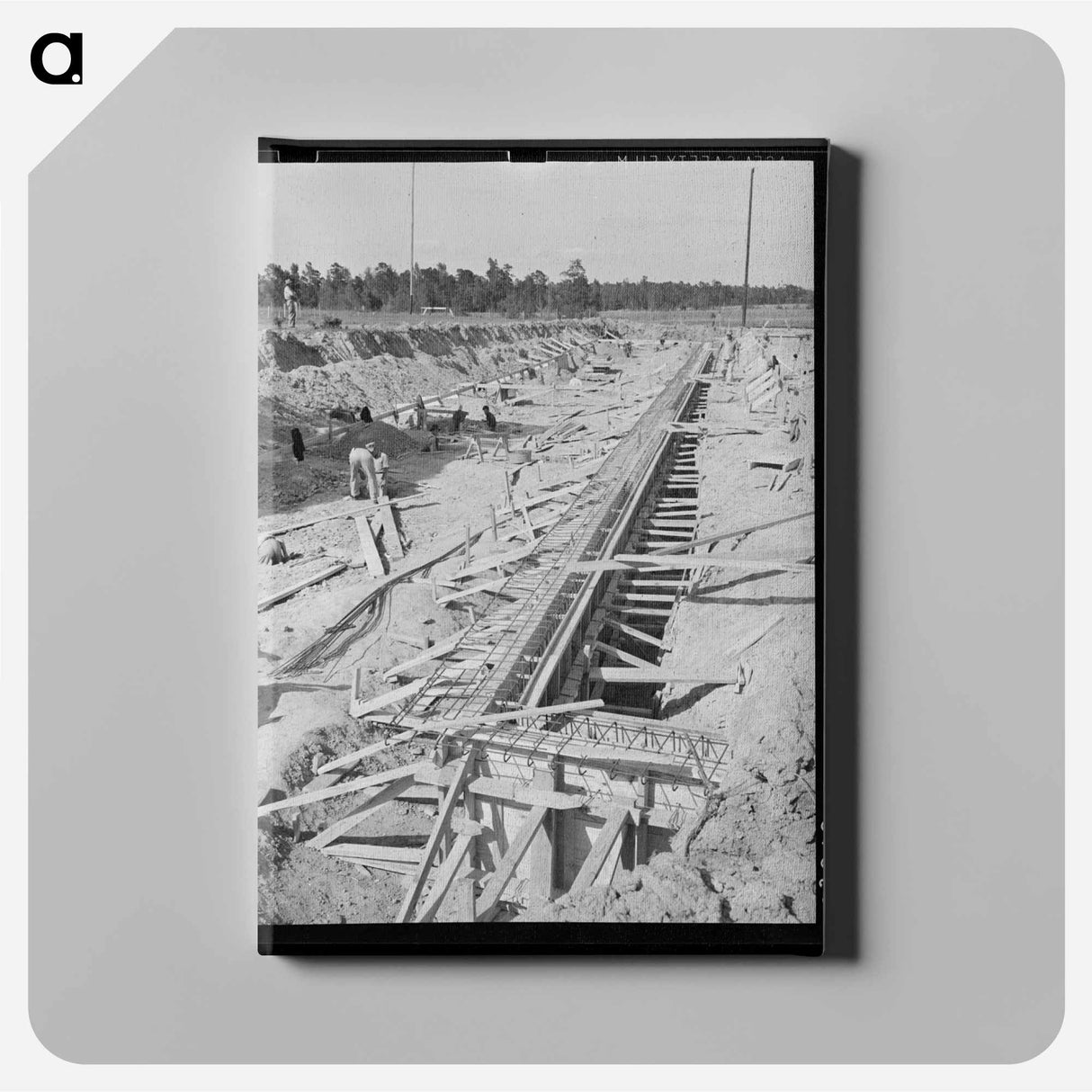 アートパネル-Paper Mill Foundation
 - ラッセル リー Canvas.