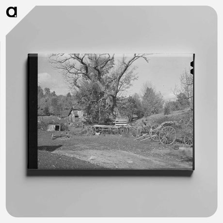 アートパネル-Barnyard in Orange County
 - ラッセル リー Canvas.