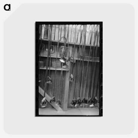 アートポストカード-Miners' Lamps, Mogollon
 - ラッセル リー Postcard.