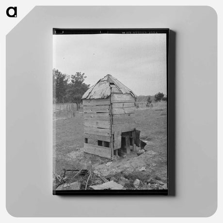 アートパネル-Sharecropper's Privy
 - ラッセル リー Canvas.
