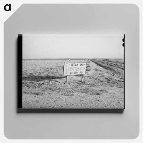 アートパネル-Dawson County Sign
 - ラッセル リー Canvas.