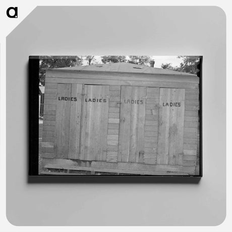 アートパネル-Cabin-Trailer Camp Sanitary Facilities
 - ラッセル リー Canvas.