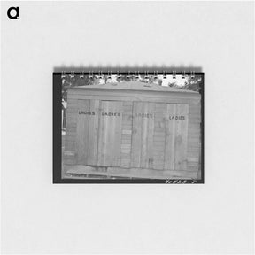 アートメモ帳-Cabin-Trailer Camp Sanitary Facilities
 - ラッセル リー Memo.
