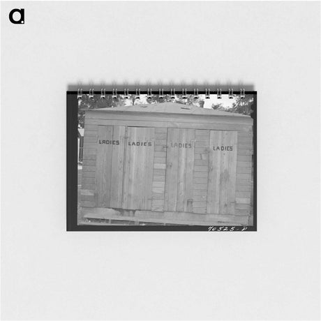 アートメモ帳-Cabin-Trailer Camp Sanitary Facilities
 - ラッセル リー Memo.