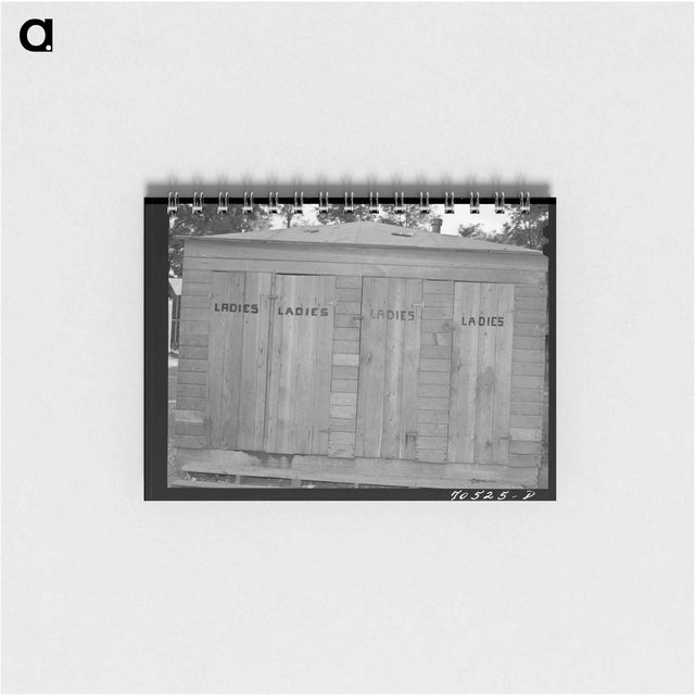 アートメモ帳-Cabin-Trailer Camp Sanitary Facilities
 - ラッセル リー Memo.