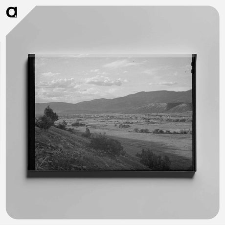 アートパネル-Valley of the Rio Pueblo
 - ラッセル リー Canvas.