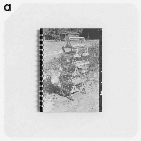 アートメモ帳-Strawberry Pickers Carriers
 - ラッセル リー Memo.
