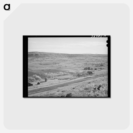アートポストカード-Wever River Valley
 - ラッセル リー Postcard.