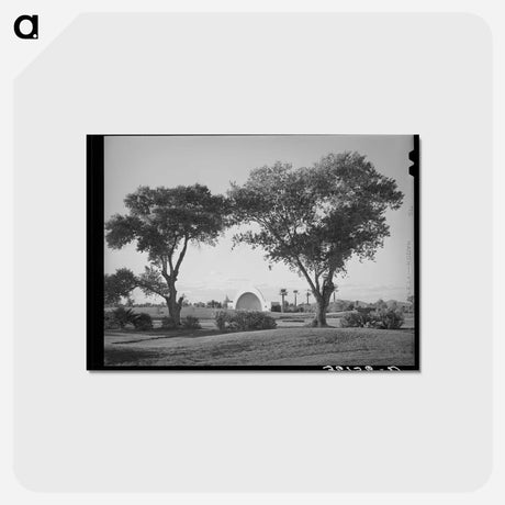 アートポストカード-Phoenix Band Shell
 - ラッセル リー Postcard.