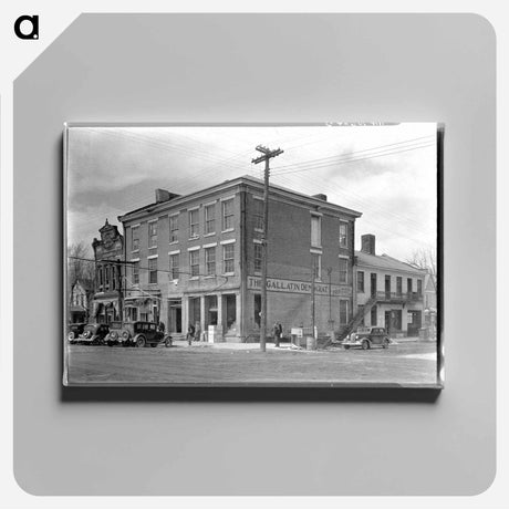アートパネル-The Posey Building of Shawneetown
 - ラッセル リー Canvas.
