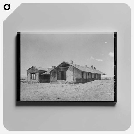 アートパネル-Marfa Ranch House
 - ラッセル リー Canvas.