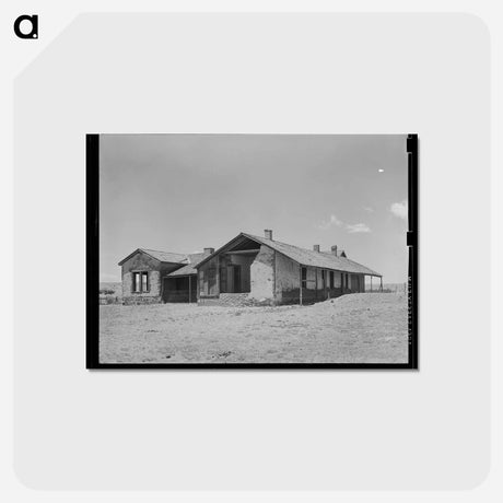 アートポストカード-Marfa Ranch House
 - ラッセル リー Postcard.