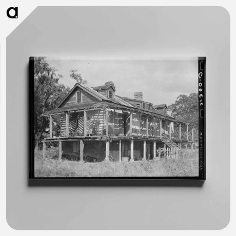 アートパネル-Abandoned Plantation House, Louisiana
 - ラッセル リー Canvas.