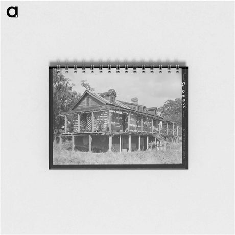 アートメモ帳-Abandoned Plantation House, Louisiana
 - ラッセル リー Memo.