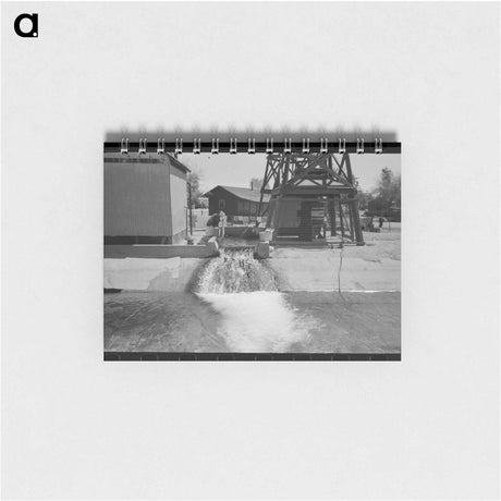 アートメモ帳-Woman Washing Clothes at Deep Well, Maricopa County, Arizona
 - ラッセル リー Memo.
