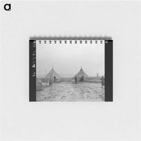 アートメモ帳-Tent City, Near Shawneetown, Illinois
 - ラッセル リー Memo.