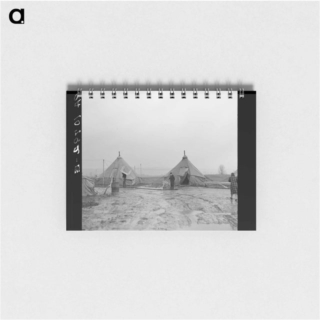 アートメモ帳-Tent City, Near Shawneetown, Illinois
 - ラッセル リー Memo.