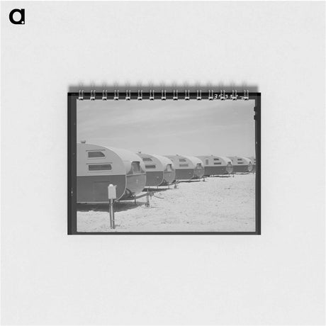 アートメモ帳-FSA Camp for Defense Workers, San Diego
 - ラッセル リー Memo.