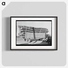 アートポスター-Truckload of Citrus Baskets
 - ラッセル リー Poster.