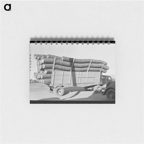 アートメモ帳-Truckload of Citrus Baskets
 - ラッセル リー Memo.