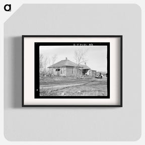 アートポスター-Farm Home of Andy Grubb near Mount Ayr, Iowa
 - ラッセル リー Poster.