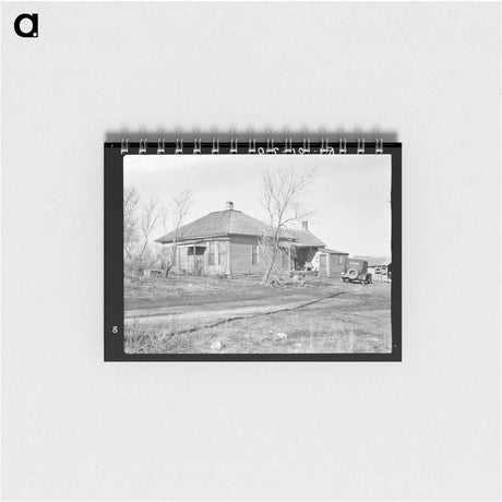 アートメモ帳-Farm Home of Andy Grubb near Mount Ayr, Iowa
 - ラッセル リー Memo.
