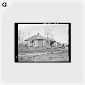 アートポストカード-Farm Home of Andy Grubb near Mount Ayr, Iowa
 - ラッセル リー Postcard.
