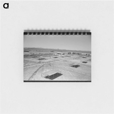 アートメモ帳-Dairy Cattle Shelters at Casa Grande Valley Farms
 - ラッセル リー Memo.