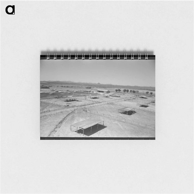 アートメモ帳-Dairy Cattle Shelters at Casa Grande Valley Farms
 - ラッセル リー Memo.
