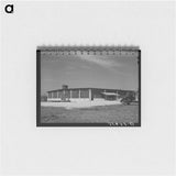 アートメモ帳-Wool and Mohair Scouring Plant at San Marcos, Texas
 - ラッセル リー Memo.