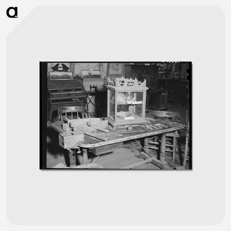 アートポストカード-Faro Table and Objects, Bird Cage Museum, Tombstone, Arizona
 - ラッセル リー Postcard.