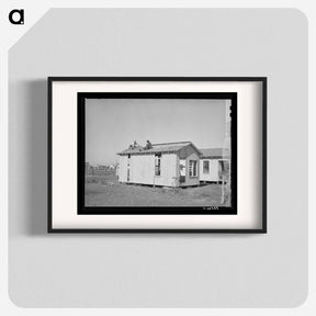 アートポスター-House Under Construction, Corpus Christi, Texas
 - ラッセル リー Poster.