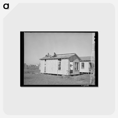 アートポストカード-House Under Construction, Corpus Christi, Texas
 - ラッセル リー Postcard.