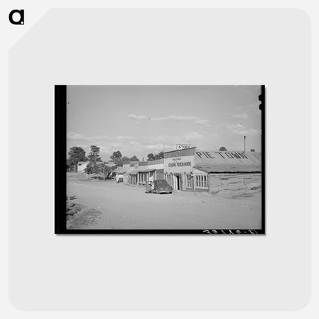 アートポストカード-Business Section of Pie Town, New Mexico
 - ラッセル リー Postcard.