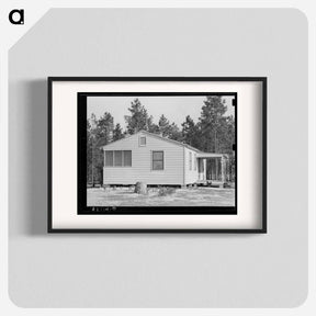 アートポスター-Home of FSA Client, Sabine Farms, Marshall, Texas
 - ラッセル リー Poster.