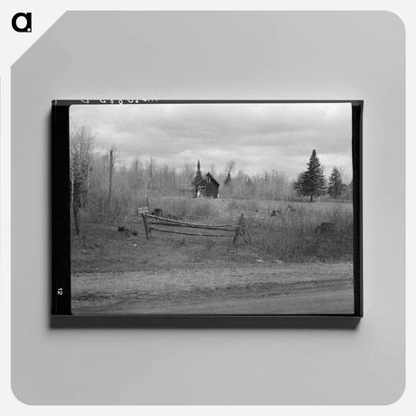 アートパネル-Abandoned Farm, Tipler to Long Lake
 - ラッセル リー Canvas.