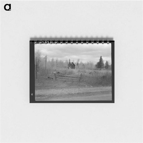 アートメモ帳-Abandoned Farm, Tipler to Long Lake
 - ラッセル リー Memo.