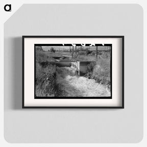アートポスター-Irrigation Ditch, Box Elder County, Utah
 - ラッセル リー Poster.