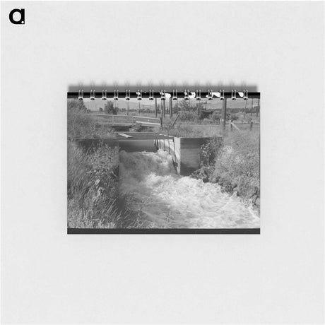 アートメモ帳-Irrigation Ditch, Box Elder County, Utah
 - ラッセル リー Memo.