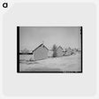 アートポストカード-Metal Shelters at Aqua Fria Migratory Labor Camp
 - ラッセル リー Postcard.