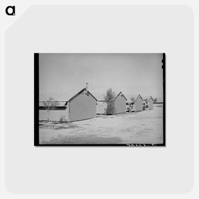 アートポストカード-Metal Shelters at Aqua Fria Migratory Labor Camp
 - ラッセル リー Postcard.